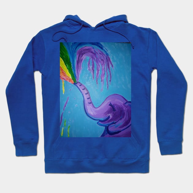 Colorful Elephant Hoodie by Oregon333
